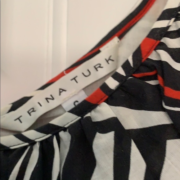 Trina Turk one shoulder dress - Picture 3 of 4